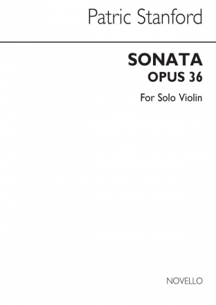 Patric Standford, Sonata For Violin Violin Buch