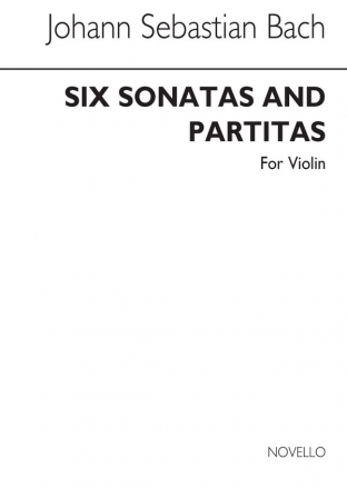 Johann Sebastian Bach, Six Solo Sonatas For Violin Violin Buch