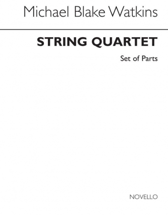 Michael Blake Watkins, String Quartet (Parts) Streichquartett Buch