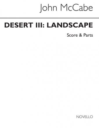 John McCabe, Desert III: Landscape Violine, Cello und Klavier Buch