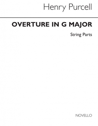 Henry Purcell, Overture In G (String Parts) Streichorchester Buch