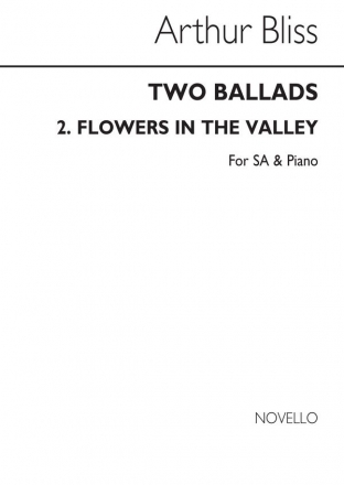 Arthur Bliss, Flowers In The Valley 2-Part Choir Chorpartitur