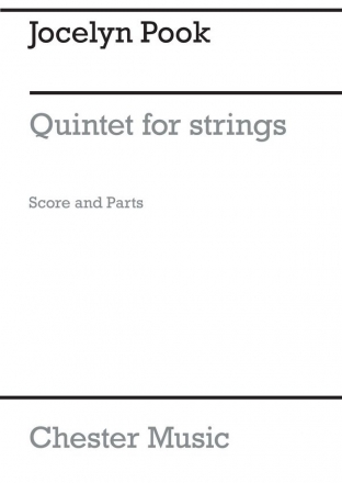 Jocelyn Pook, Quintet For Strings Streichensemble Partitur + Stimmen