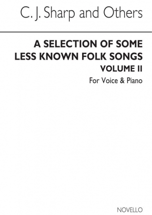 Ralph Vaughan Williams, A Selection Of Less Known Folk-Songs Volume 2 Piano, Vocal and Guitar Buch