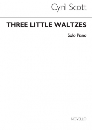 Cyril Scott, Three Little Waltzes for Piano Klavier Buch