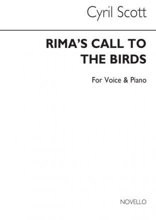 Cyril Scott, Rima's Call To The Birds Vocal and Piano Buch