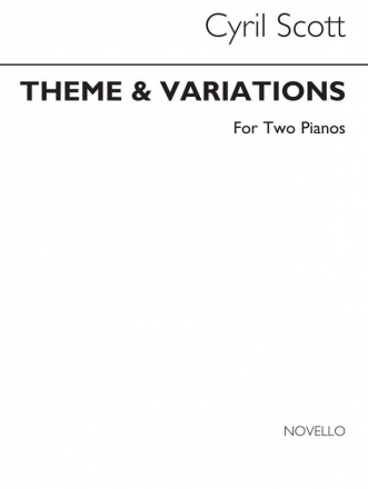 Cyril Scott, Theme And Variations For Two Pianos 2 Pianos Buch