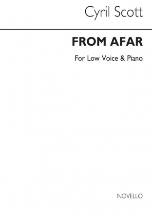 Cyril Scott, From Afar (D'outremer)-low Voice/Piano (Key-c) Low Voice and Piano Buch