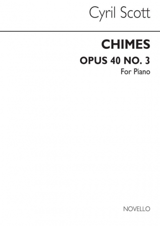 Cyril Scott, Chimes Op40 No.3 Piano  Buch