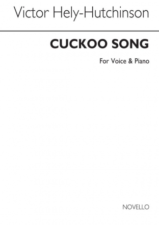 Victor Hely-Hutchinson, Cuckoo Song In C for High Voice and Piano High Voice and Piano Buch