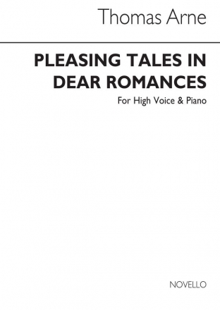 Arne Pleasing Tales (In A) High Vce/Pf Vocal and Piano Buch