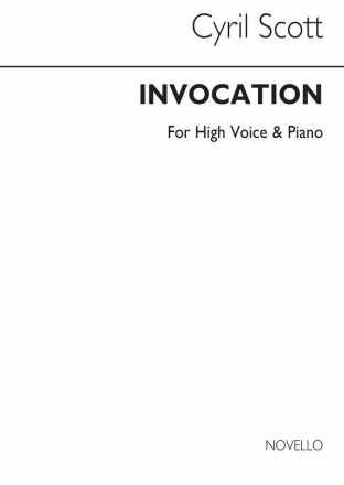 Cyril Scott, Invocation-high Voice/Piano (Key-f) High Voice and Piano Buch