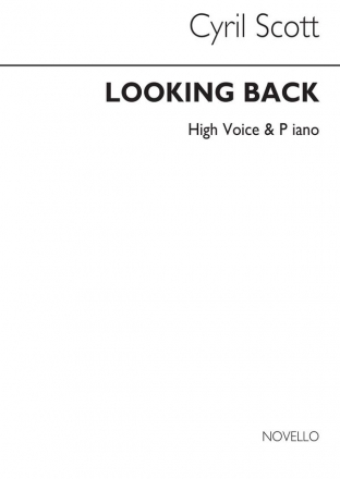 Cyril Scott, Looking Back-high Voice/Piano (Key-f) High Voice and Piano Buch