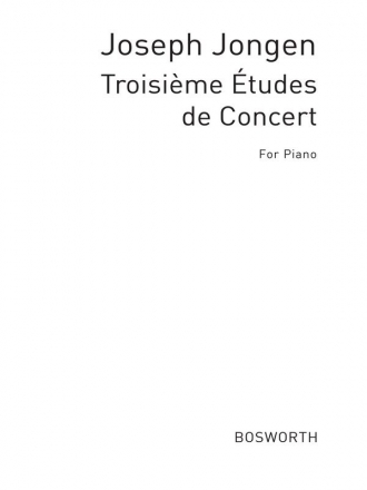 Troisime tudes De Concert  pour piano