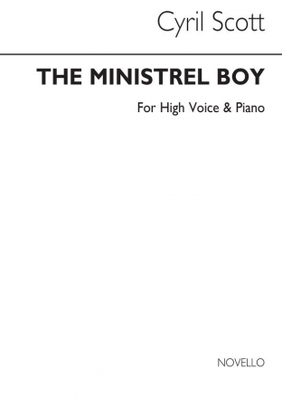 Cyril Scott, The Minstrel Boy-high Voice/Piano (Key-f) High Voice and Piano Buch