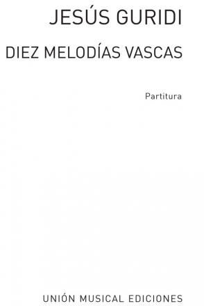 Diez Melodias Vascas Orchestra Studienpartitur