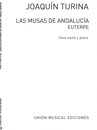 Joaqun Turina, Musa De Andalucia No2 Euterpe Piano Klavier Buch