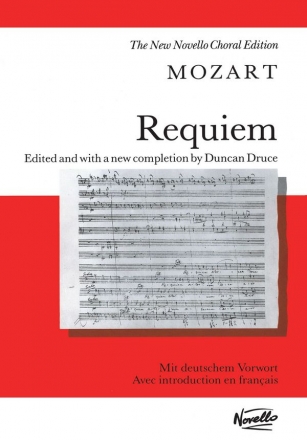 Wolfgang Amadeus Mozart, Requiem K.626 SATB and Organ Klavierauszug