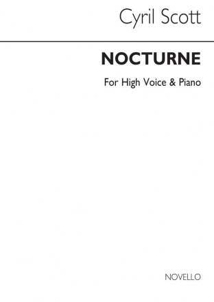 Cyril Scott, Nocturne-high Voice/Piano (Key-b) High Voice and Piano Buch