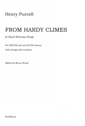 Henry Purcell, From Hardy Climes (A Royal Welcome Song) Viola, Violin and Harpsichord Accompaniment Stimmen-Set