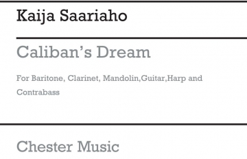 Caliban's Dream for baritone, clarinet, mandolin, guitar, harp and contrabass score