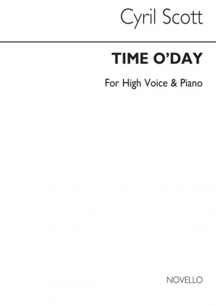 Cyril Scott, Time O'day-high Voice/Piano High Voice and Piano Buch