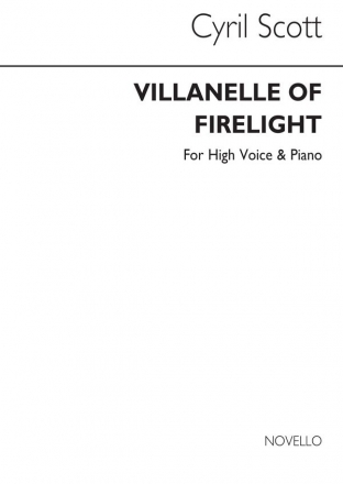 Cyril Scott, Villanelle Of Firelight-high Voice/Piano (Key-c) High Voice and Piano Buch