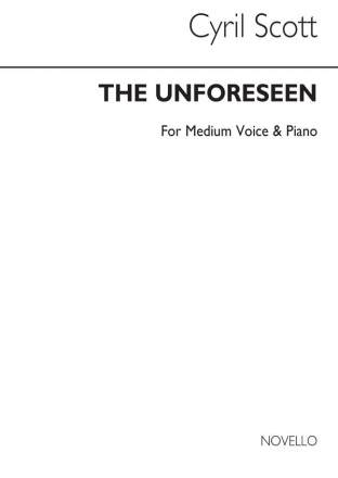 Cyril Scott, The Unforeseen Op74 No.3 (Key-c) Medium Voice and Piano Buch