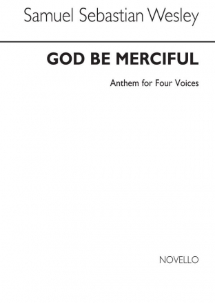 Samuel Wesley, God Be Merciful Unto Us SATB Chorpartitur