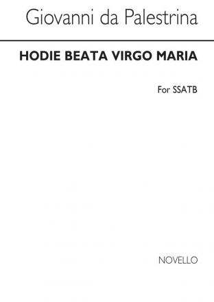 Giovanni Palestrina, Hodie Beata Virgo Maria SATB Chorpartitur