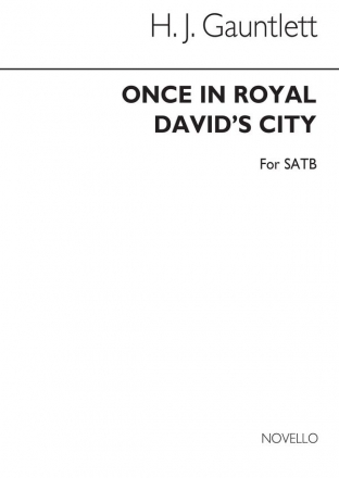 Once In Royal David's City SATB Chorpartitur