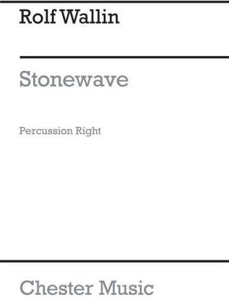 Rolf Wallin: Stonewave For 3 Percussionists (Parts) Percussion Instrumental Work