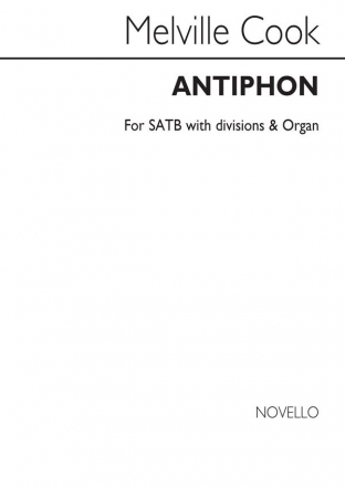 Edgar Thomas Cook, Antiphon for SATB Chorus and SATB and Organ Chorpartitur