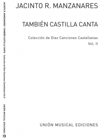 Ruiz Manzanares: Tambien Castilla Canta Vol. II Vocal and Piano Buch