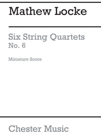 Locke/Warlock: String Quartet No.6 String Quartet(Quartet) Miniature Score