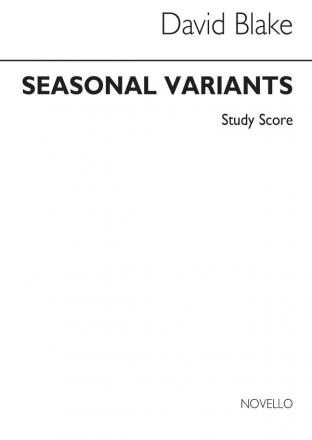 David Blake, Seasonal Variants Chamber Ensemble Buch