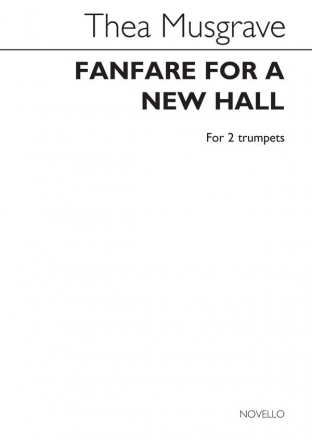 Fanfare for a new hall for 2 trumpets 2 scores