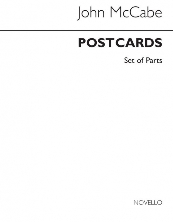 John McCabe, Postcards For Wind Quintet (Parts) Blserquintett Buch