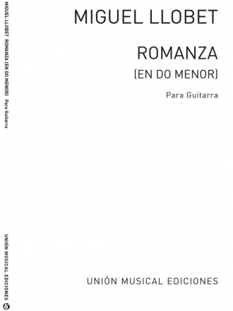 Romanza En Do Menor C Minor Gitarre Buch