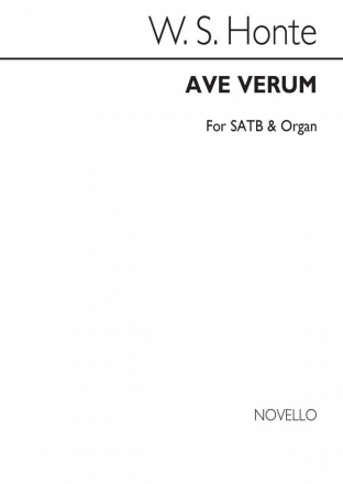 William Stevenson Hoyte, Ave Verum (Jesu Word Of God Incarnate) SATB and Organ Chorpartitur