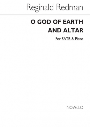 Reginald Redman, O God Of Earth And Altar SATB and Piano Chorpartitur