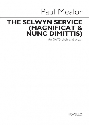 Paul Mealor, The Selwyn Service (Magnificat & Nunc Dimittis) SATB and Organ Buch