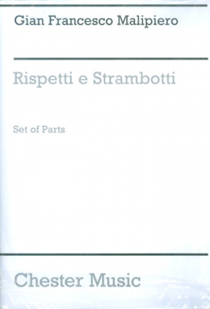 Rispetti e Strambotti for string orchestra (string quartet) parts (1-1-1-1)