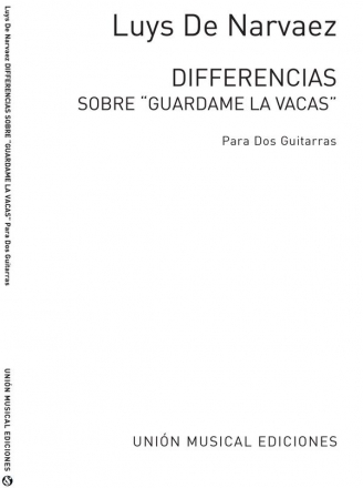 Diferencias Sobre Guardame Las Vacas Gitarre Buch