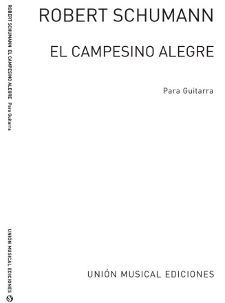 Robert Schumann, El Campesino Alegre Gitarre Buch