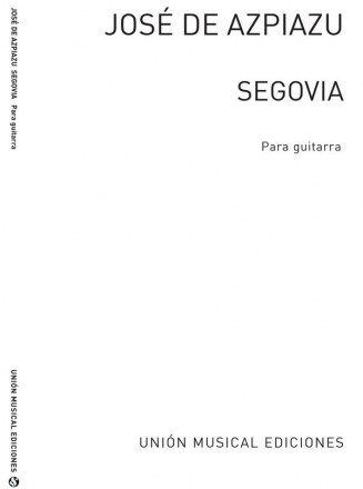 Segovia - Suite Gitarre Buch