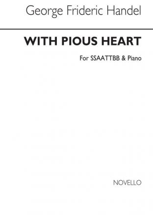 Georg Friedrich Hndel, With Pious Heart SATB and Piano Chorpartitur