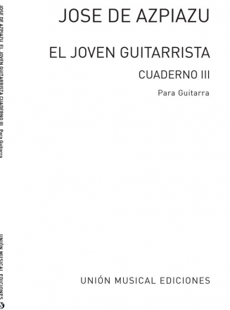 El Joven Guitarrista Volume 3 Gitarre Buch