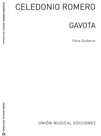 Celedonio Romero: Gavota Guitar Gitarre Buch