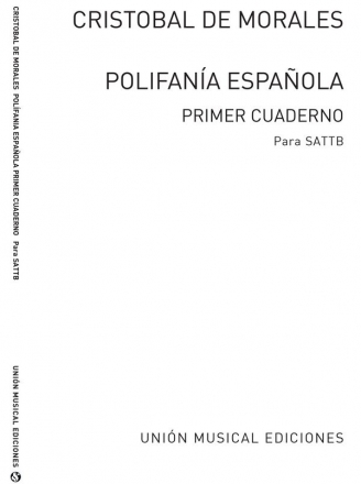 Polifonia Espanola vol.1- Motetes for mixed chorus (SATTB) a cappella chorus score